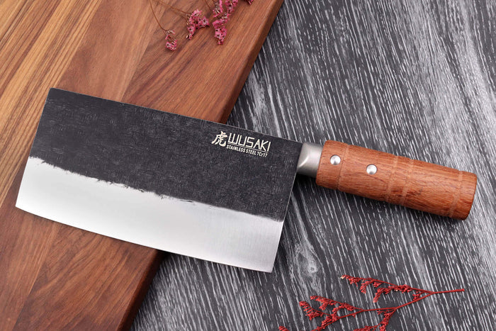 Couteau de chef chinois 17,5cm Wusaki Padouk