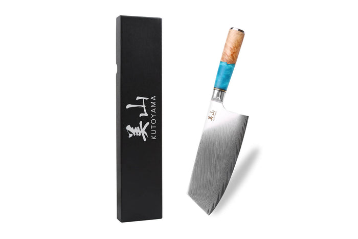 Couteau de chef chinois 20cm Kutoyama damas Azur