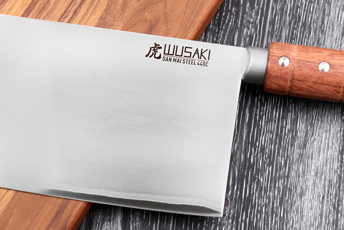 Couteau de chef chinois 20cm Wusaki Padouk San Mai
