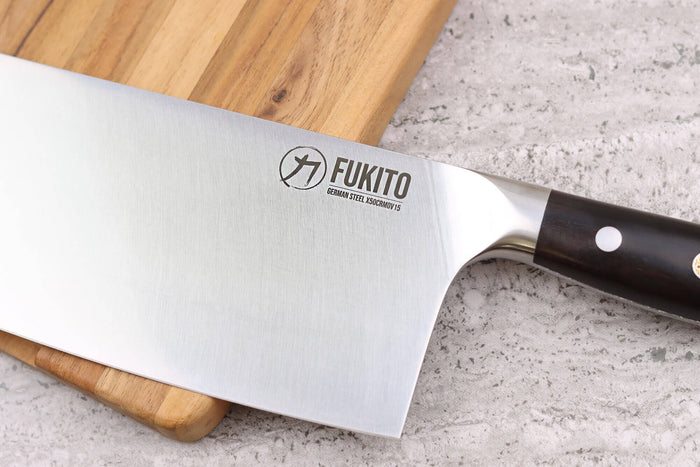 Couteau de chef chinois Fukito Ebène X50 17,5cm