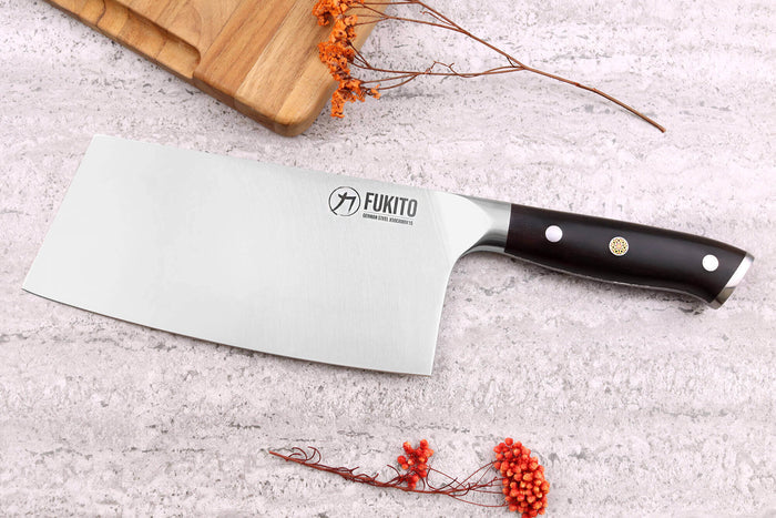 Couteau de chef chinois Fukito Ebène X50 17,5cm