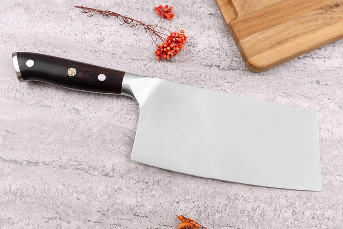 Couteau de chef chinois Fukito Ebène X50 17,5cm