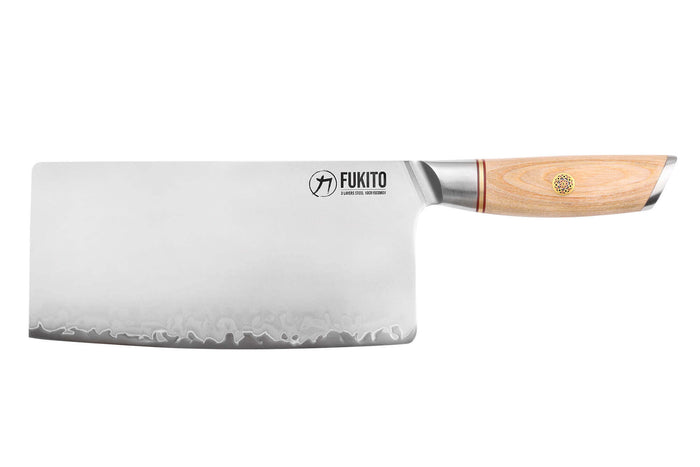 Couteau de chef chinois Fukito Pakka San Mai 19cm