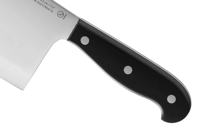 Couteau de chef chinois WMF Spitzenklasse Plus lame acier inoxydable 18,5cm