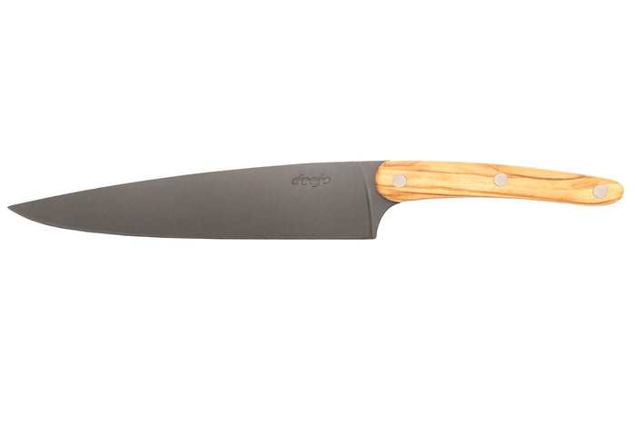 Couteau de chef Deejo 20cm manche en bois d'olivier