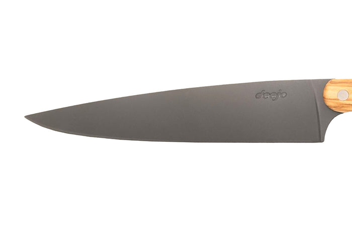 Couteau de chef Deejo 20cm manche en bois d'olivier