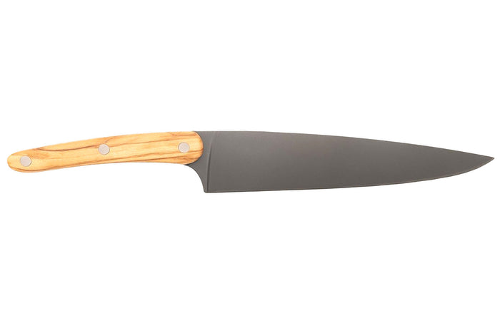 Couteau de chef Deejo 20cm manche en bois d'olivier