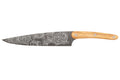 Couteau de chef Deejo Floréal 20cm manche en bois d'olivier