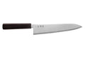 Couteau de chef gyuto 24cm japonais artisanal Hatsukokoro Kaijin BS2 ébène