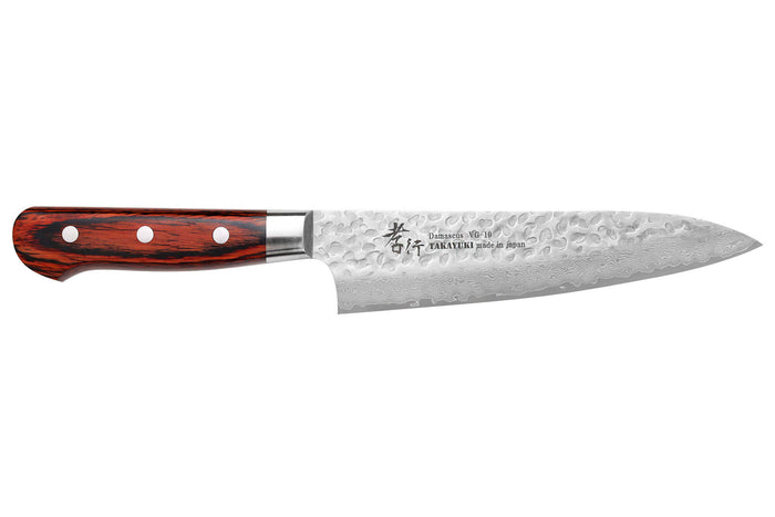 Couteau de chef japonais 18cm Sakai Takayuki Damascus Western 33 couches