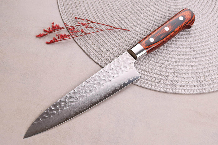Couteau de chef japonais 18cm Sakai Takayuki Damascus Western 33 couches