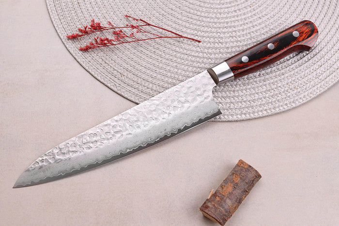 Couteau de chef japonais 21cm Sakai Takayuki Damascus Western 33 couches
