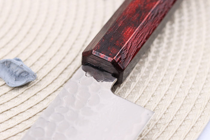 Couteau de chef japonais 21cm Sakai Takayuki Nanairo Wine Damas VG10