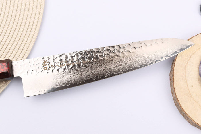 Couteau de chef japonais 21cm Sakai Takayuki Nanairo Wine Damas VG10