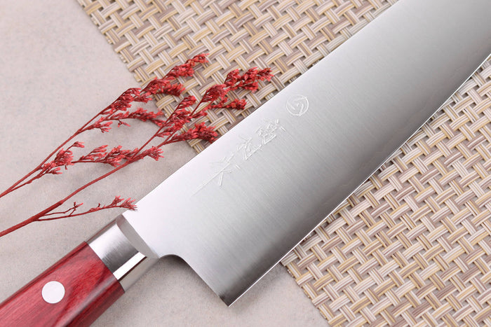 Couteau de chef japonais artisanal Takamura SGR 18cm acier SPG2