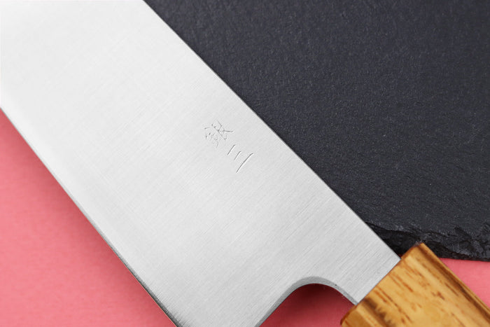 Couteau de chef japonais artisanal Wusaki Migaki G3 18cm