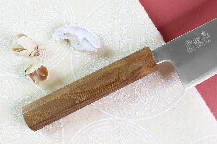Couteau de chef japonais artisanal Wusaki Migaki G3 21cm