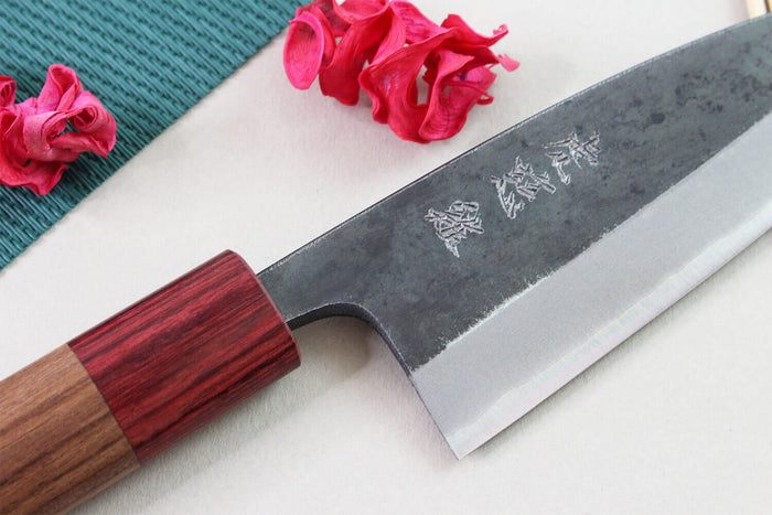 Couteau de chef japonais artisanal Wusaki Yuzo BS2 12cm