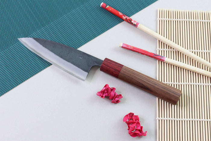 Couteau de chef japonais artisanal Wusaki Yuzo BS2 12cm