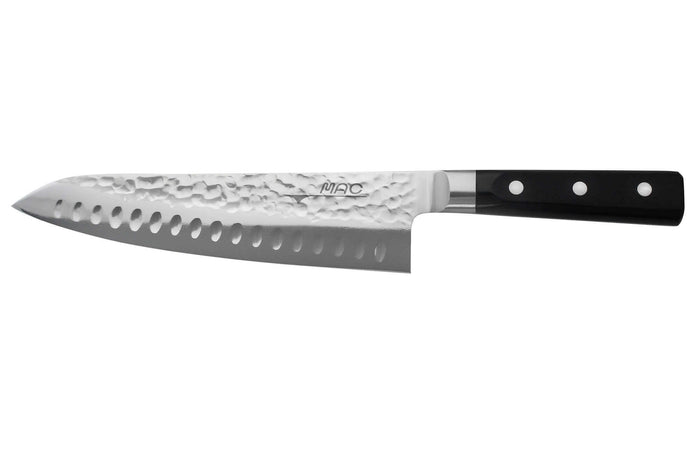 Couteau de chef japonais MAC HP Series alvéolé et martelé 20cm
