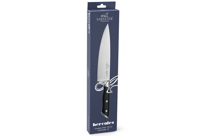 Couteau de chef Sabatier International Hercules lame 20cm manche ABS 3 rivets
