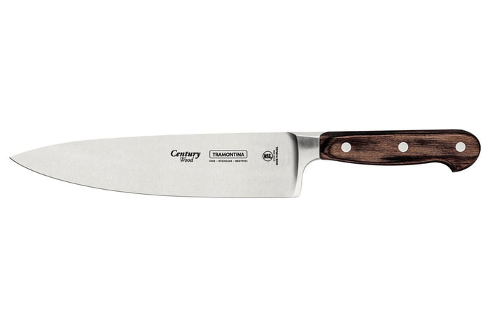 Couteau de chef Tramontina Century lame forgée 20 cm manche technobois
