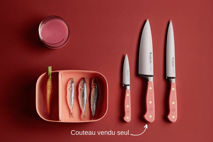 Couteau de chef Wusthof Classic Colour Coral Peach forgé lame 16cm