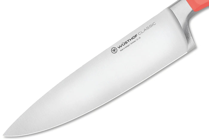 Couteau de chef Wusthof Classic Colour Coral Peach forgé lame 20cm
