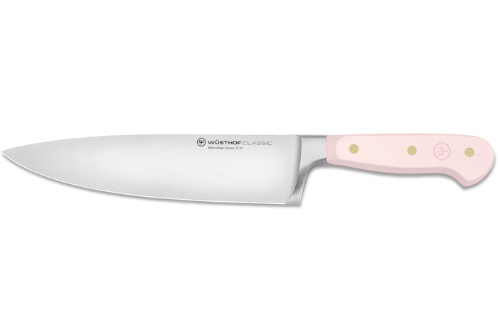 Couteau de chef Wusthof Classic Colour Pink Himalayan Salt forgé lame 20cm