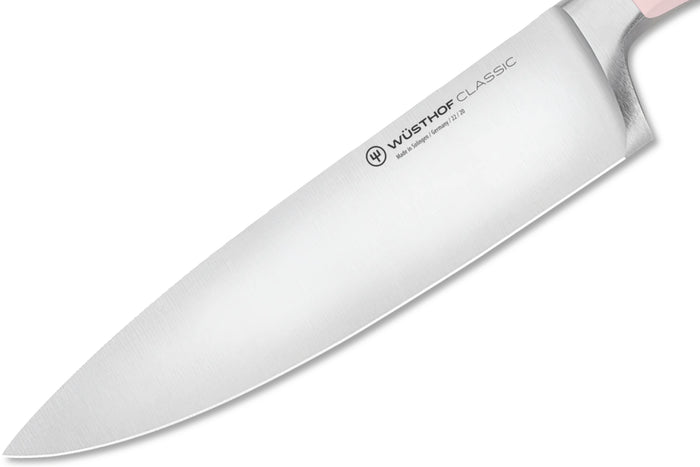 Couteau de chef Wusthof Classic Colour Pink Himalayan Salt forgé lame 20cm