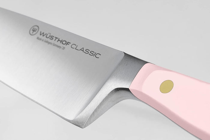 Couteau de chef Wusthof Classic Colour Pink Himalayan Salt forgé lame 20cm
