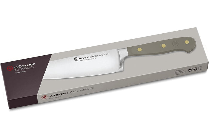 Couteau de chef Wusthof Classic Colour Velvet Oyster forgé lame 16cm