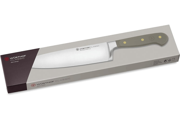 Couteau de chef Wusthof Classic Colour Velvet Oyster forgé lame 20cm