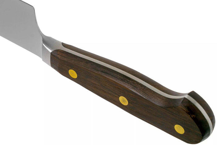 Couteau de chef Wüsthof Crafter forgé 16cm en chêne fumé