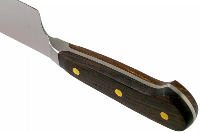 Couteau de chef Wüsthof Crafter forgé 20cm en chêne fumé