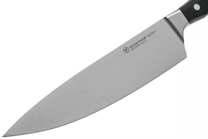 Couteau de chef Wüsthof Ikon forgé 20cm en bois de grenadille
