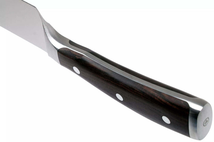 Couteau de chef Wüsthof Ikon forgé 20cm en bois de grenadille