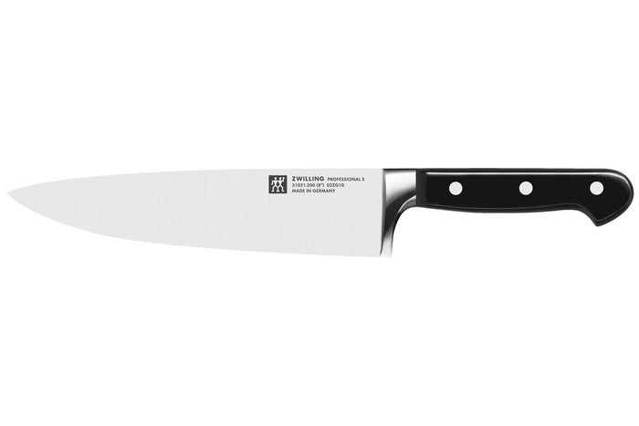 Couteau de chef Zwilling Professional "S" 20cm forgé en acier inoxydable