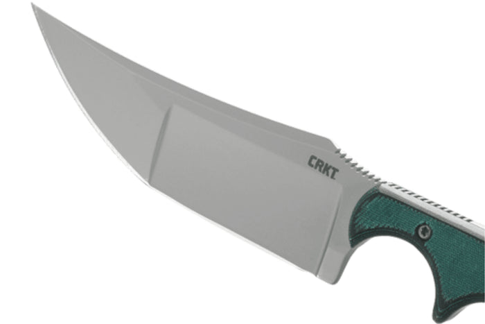 Couteau de cou CRKT Minimalist 2394 lame katana 9cm manche micarta + étui
