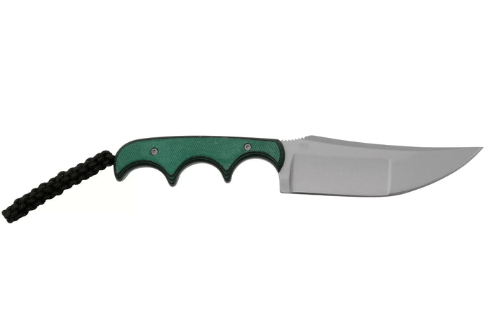 Couteau de cou CRKT Minimalist 2394 lame katana 9cm manche micarta + étui