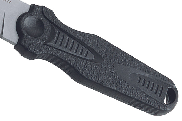 Couteau de cou Herbertz 108307 lame en inox 7cm manche en polymère noir avec étui