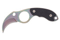 Couteau de cou karambit Herbertz 572904 lame 4cm manche G10 noir + étui