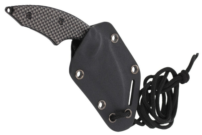 Couteau de cou karambit Herbertz 575706 lame 6cm manche aluminium + étui