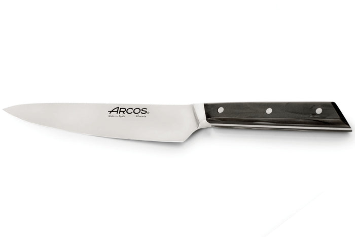 Couteau de cuisine Arcos Eclipse lame 15cm manche acrylique noir nacré