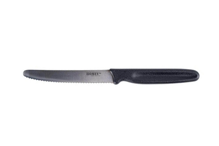 Couteau de cuisine universel Homey's Mölti SVART lame crantée 11cm
