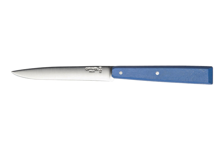 Couteau de table Opinel Bon Appétit Bois n°125 lame 11cm en inox manche en charme azur