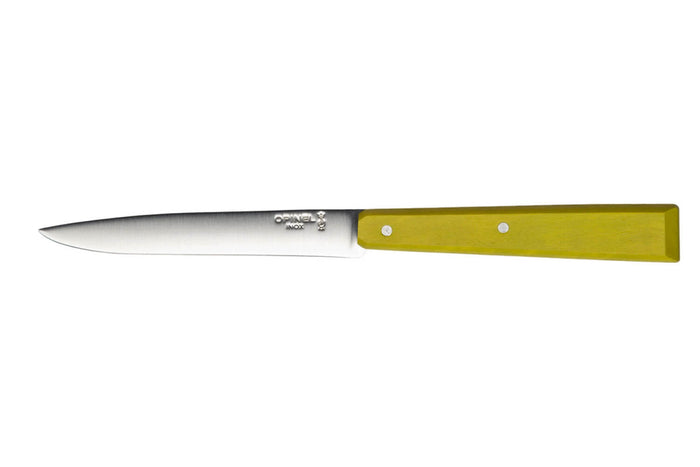 Couteau de table Opinel Bon Appétit Bois n°125 lame 11cm en inox manche en charme tilleul