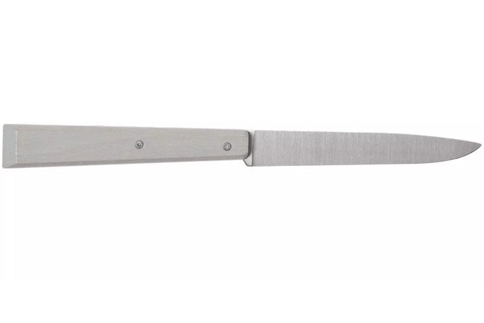 Couteau de table Opinel Bon Appétit Bois n°125 lame 11cm en inox manche en charme gris