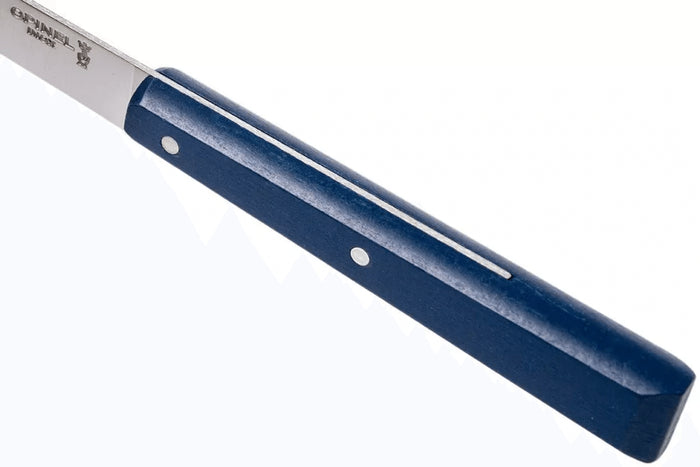 Couteau de table Opinel Bon Appétit Bois n°125 lame 11cm en inox manche en charme bleu marine
