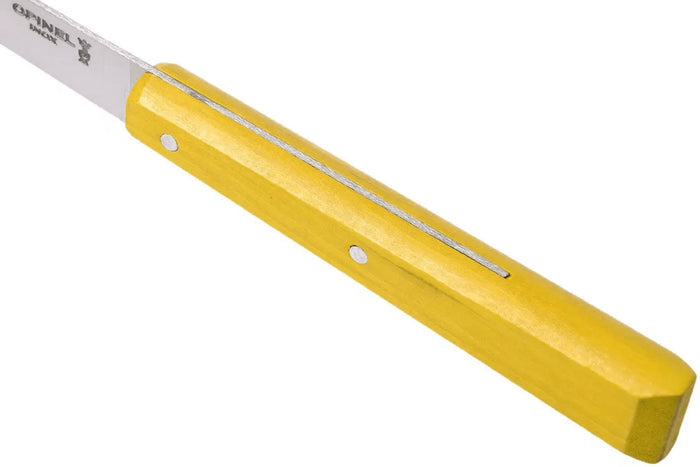 Couteau de table Opinel Bon Appétit Bois n°125 lame 11cm en inox manche en charme jaune